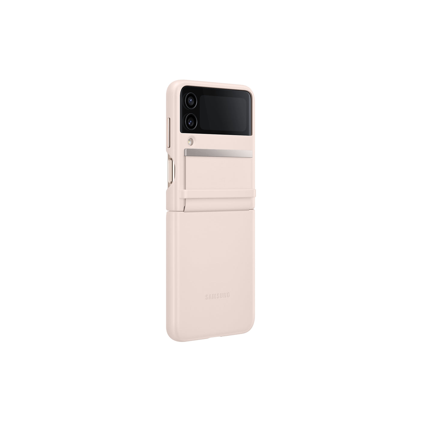 SAMSUNG Galaxy Z Flip4 Flap Leather Cover Peach