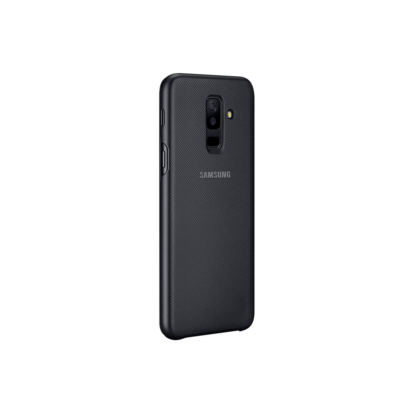 SAMSUNG Galaxy A6+ Wallet Cover Black