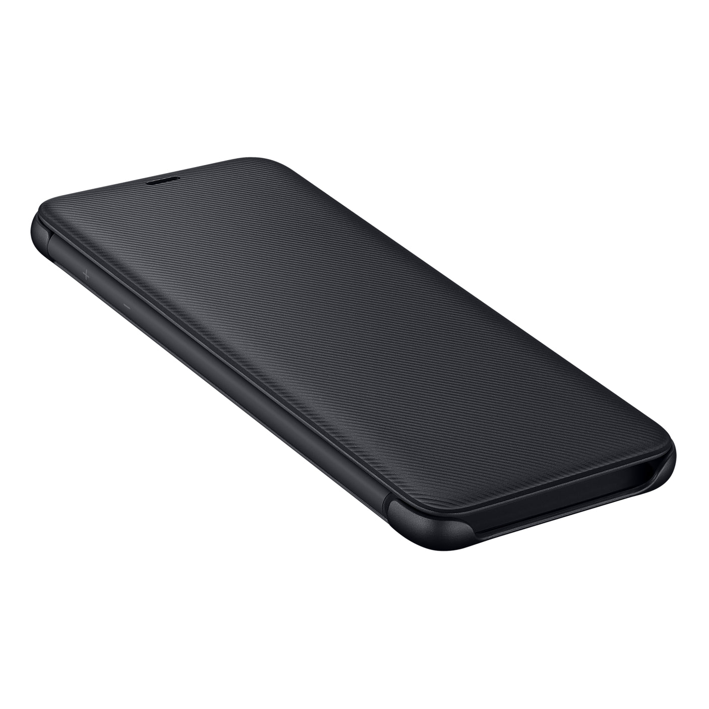 SAMSUNG Galaxy A6+ Wallet Cover Black