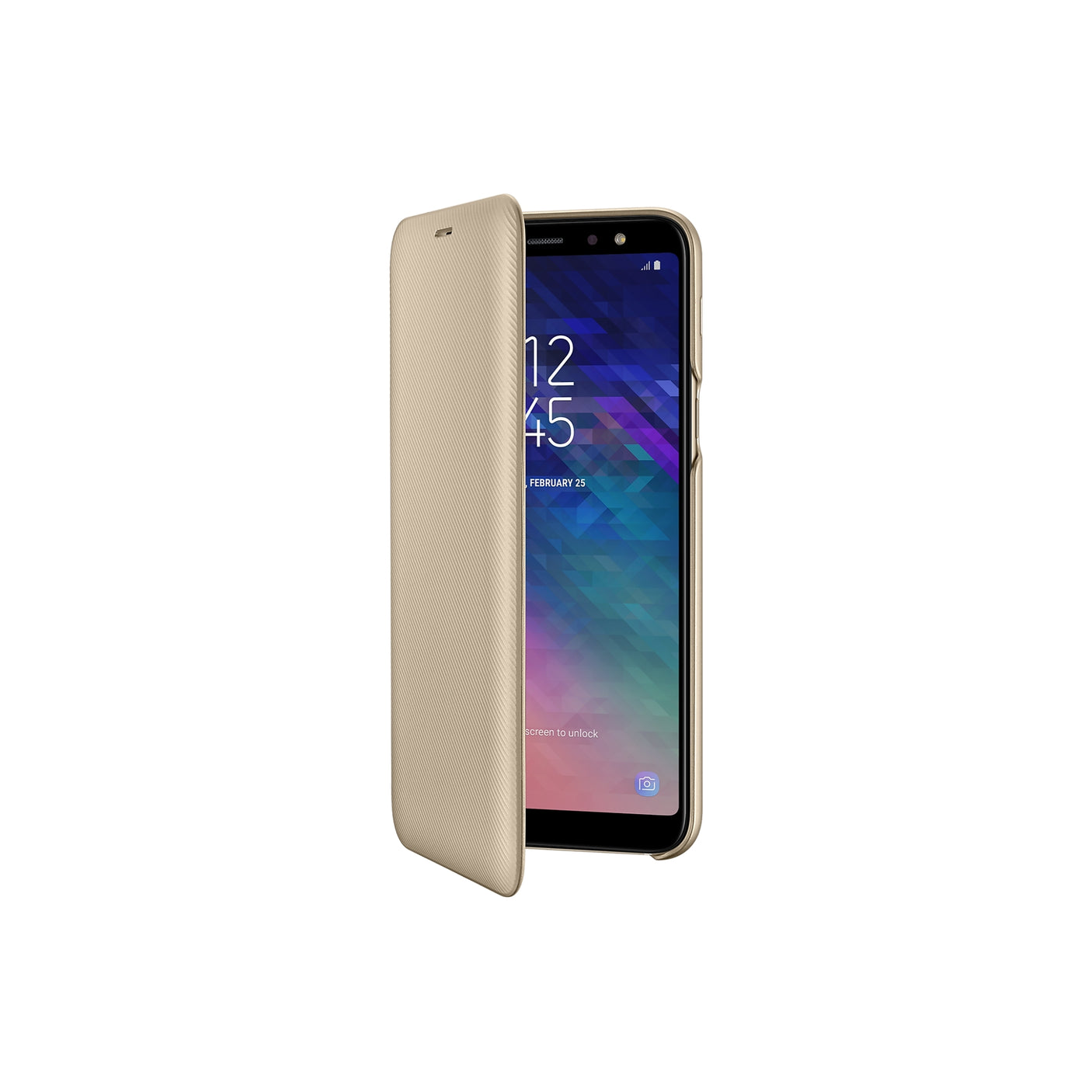 SAMSUNG Galaxy A6+ Wallet Cover Gold