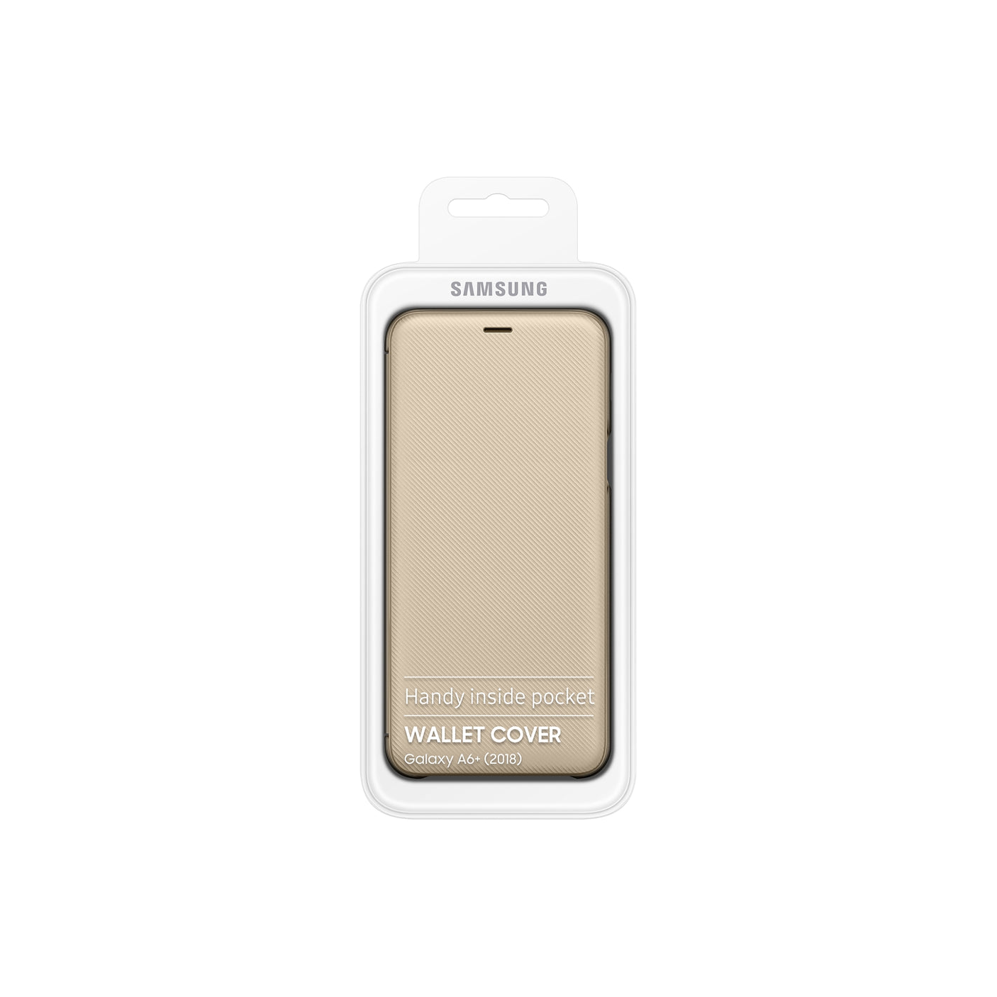 SAMSUNG Galaxy A6+ Wallet Cover Gold