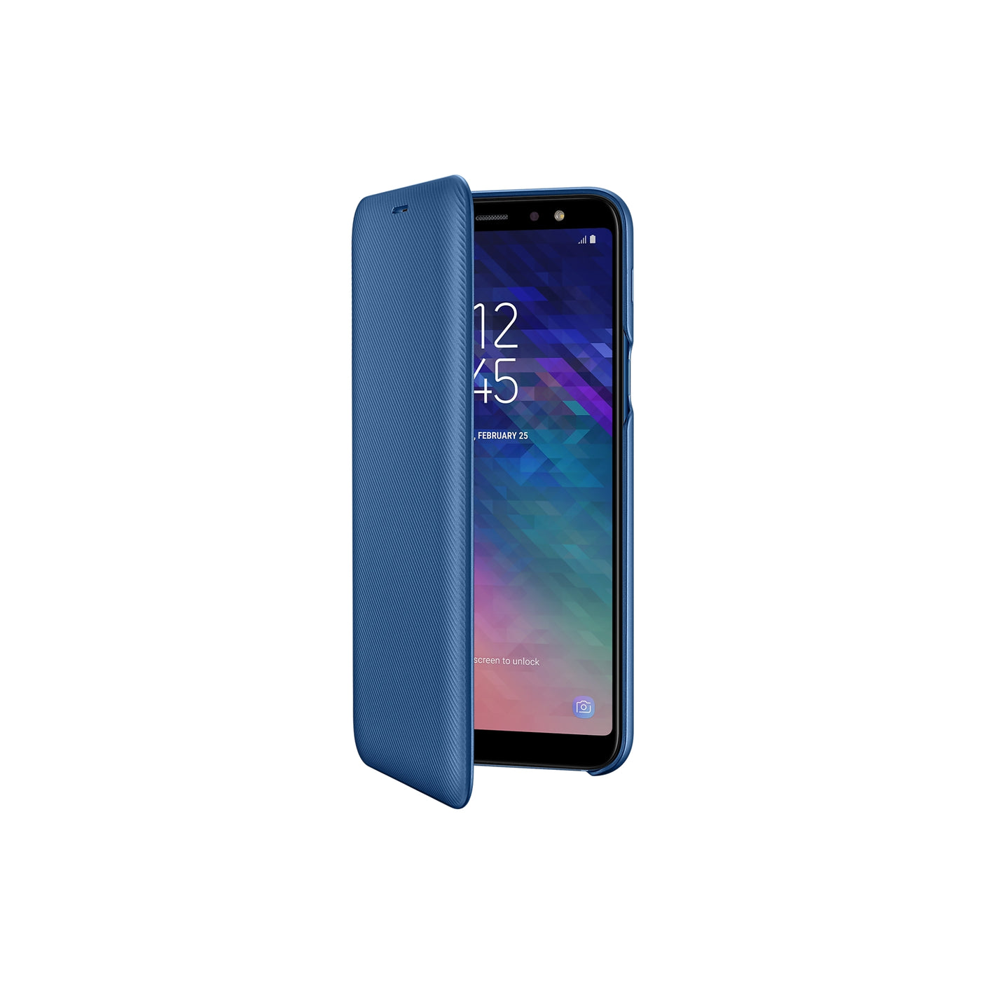 SAMSUNG Galaxy A6+ Wallet Cover Blue