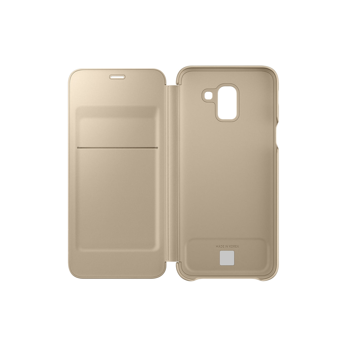 SAMSUNG Galaxy J6 Wallet Cover Gold