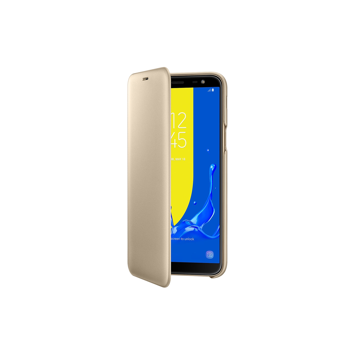 SAMSUNG Galaxy J6 Wallet Cover Gold