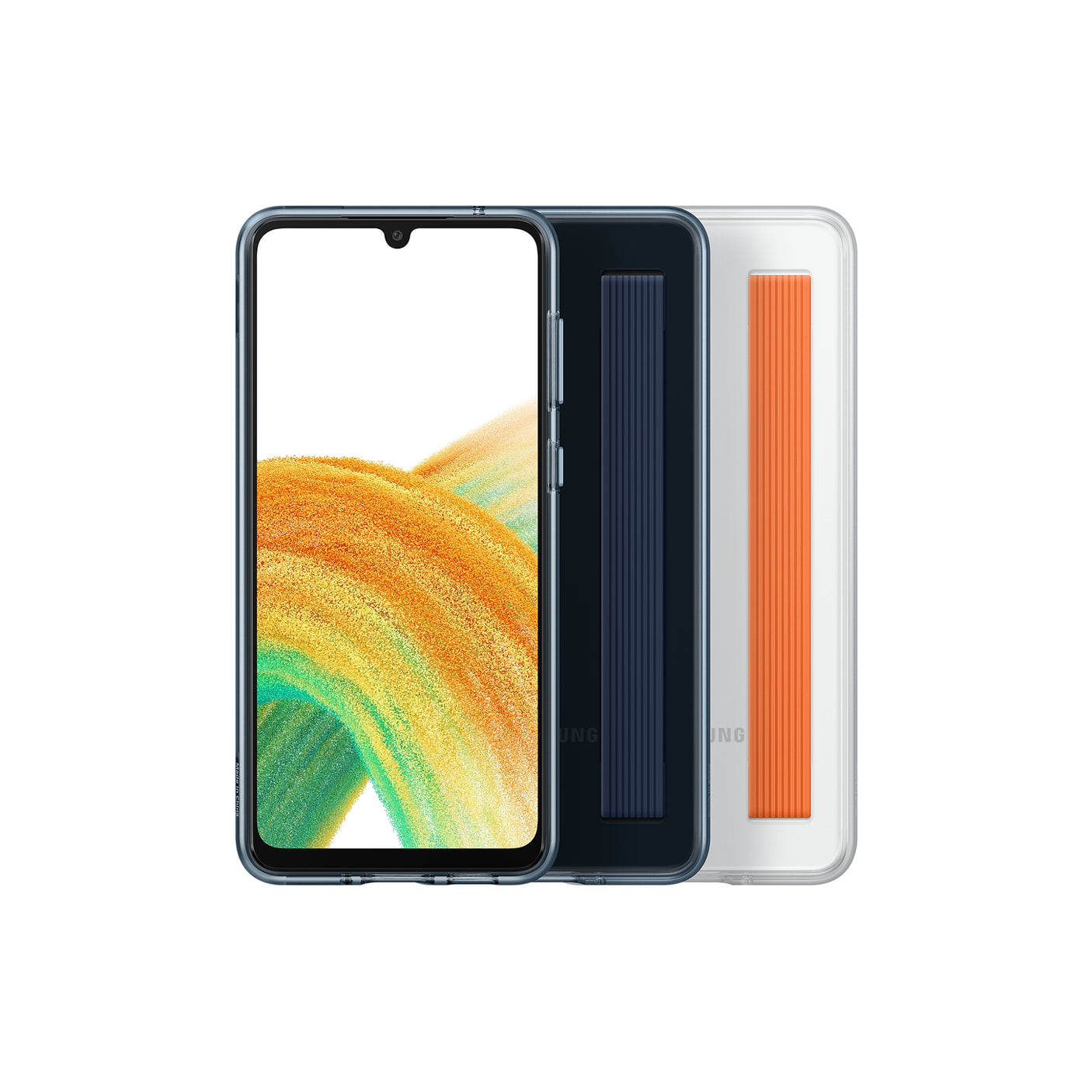 SAMSUNG Galaxy A33 5G Slim Strap Cover Transparent