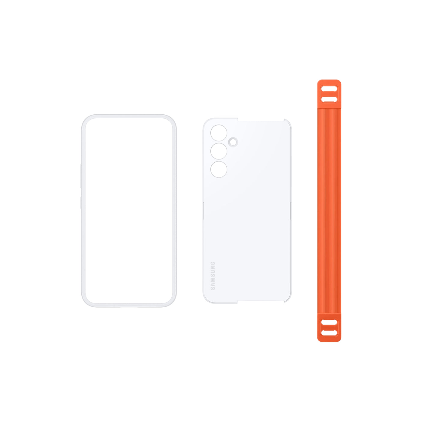 SAMSUNG Galaxy A54 5G Haze Grip Case White