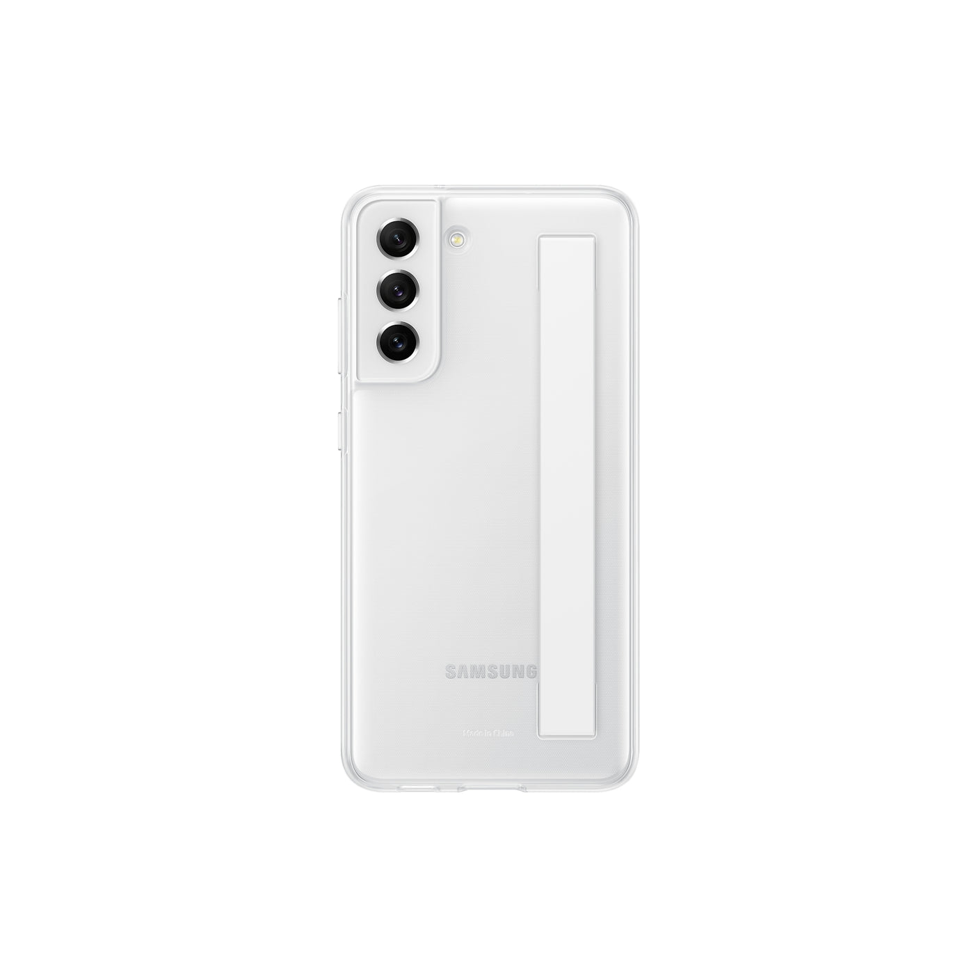 SAMSUNG Galaxy S21 FE Slim Strap Cover White