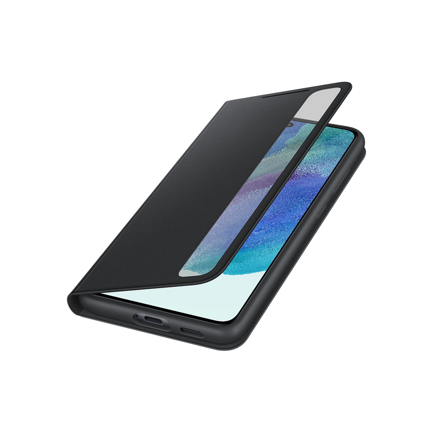 SAMSUNG Galaxy S21 FE Smart Clear View Cover Black