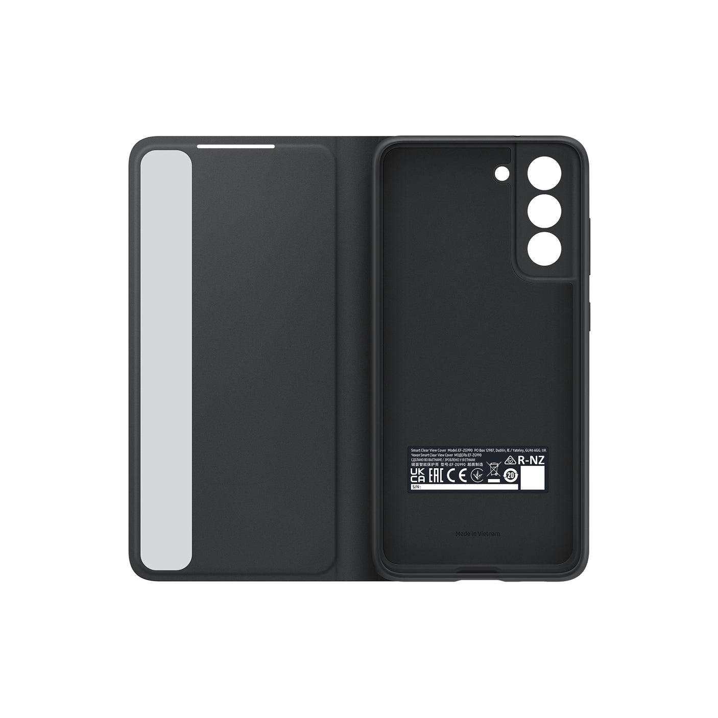 SAMSUNG Galaxy S21 FE Smart Clear View Cover Black