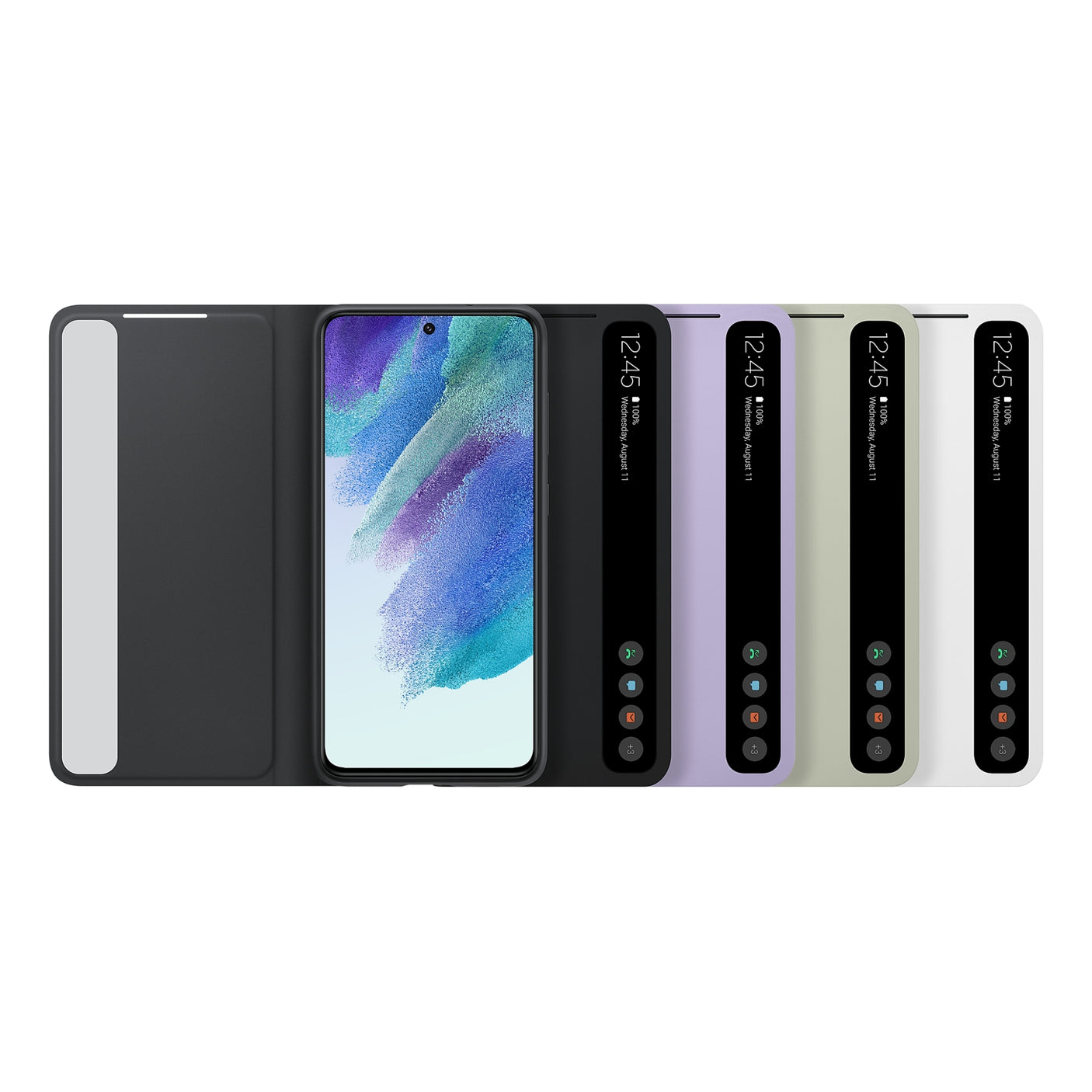 SAMSUNG Galaxy S21 FE Smart Clear View Cover Black