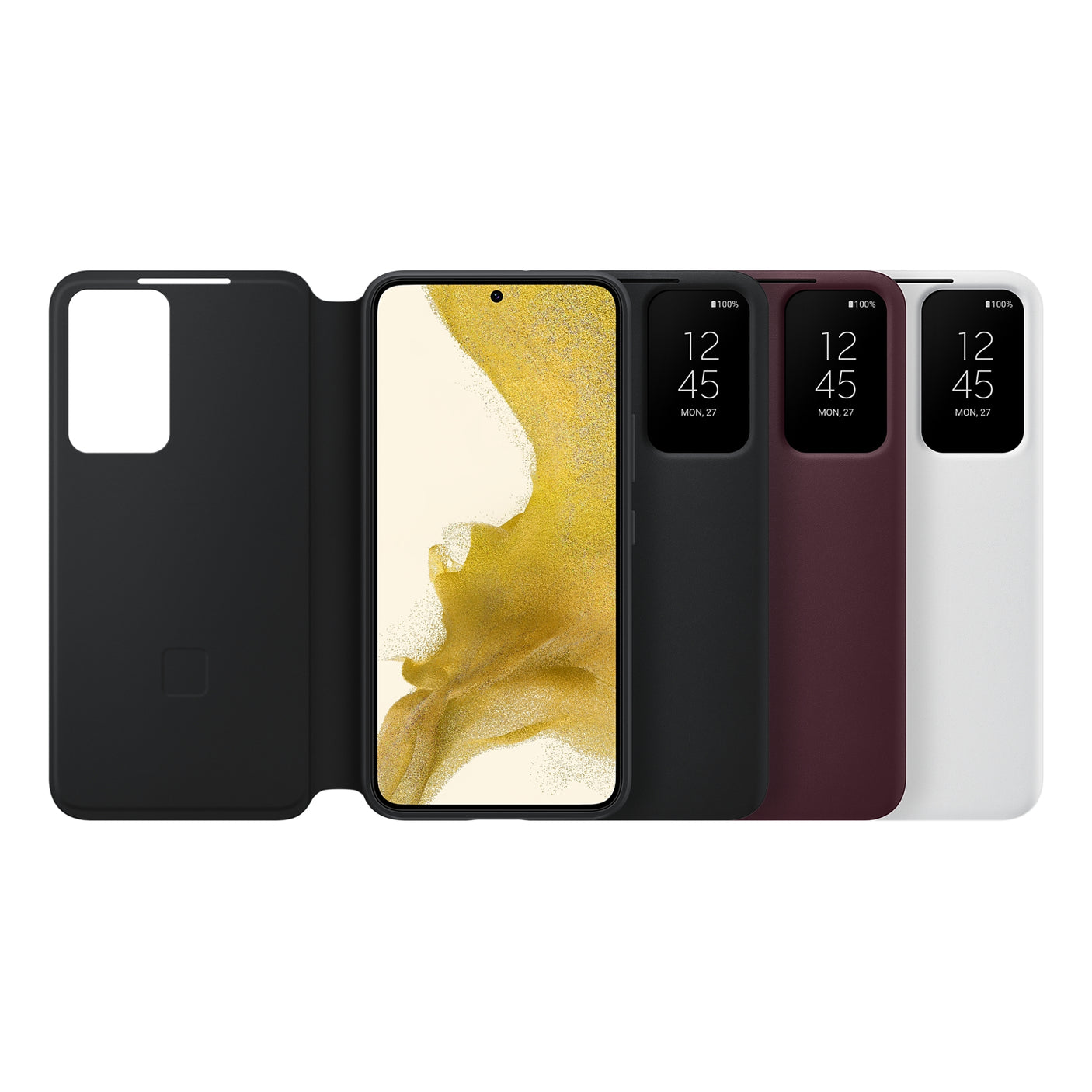 SAMSUNG Galaxy S22 Smart Clear View Cover White