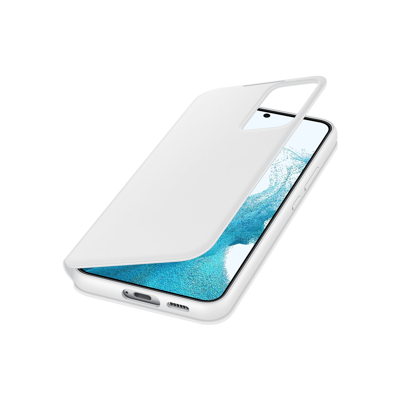 SAMSUNG Galaxy S22+ Smart Clear View Cover White