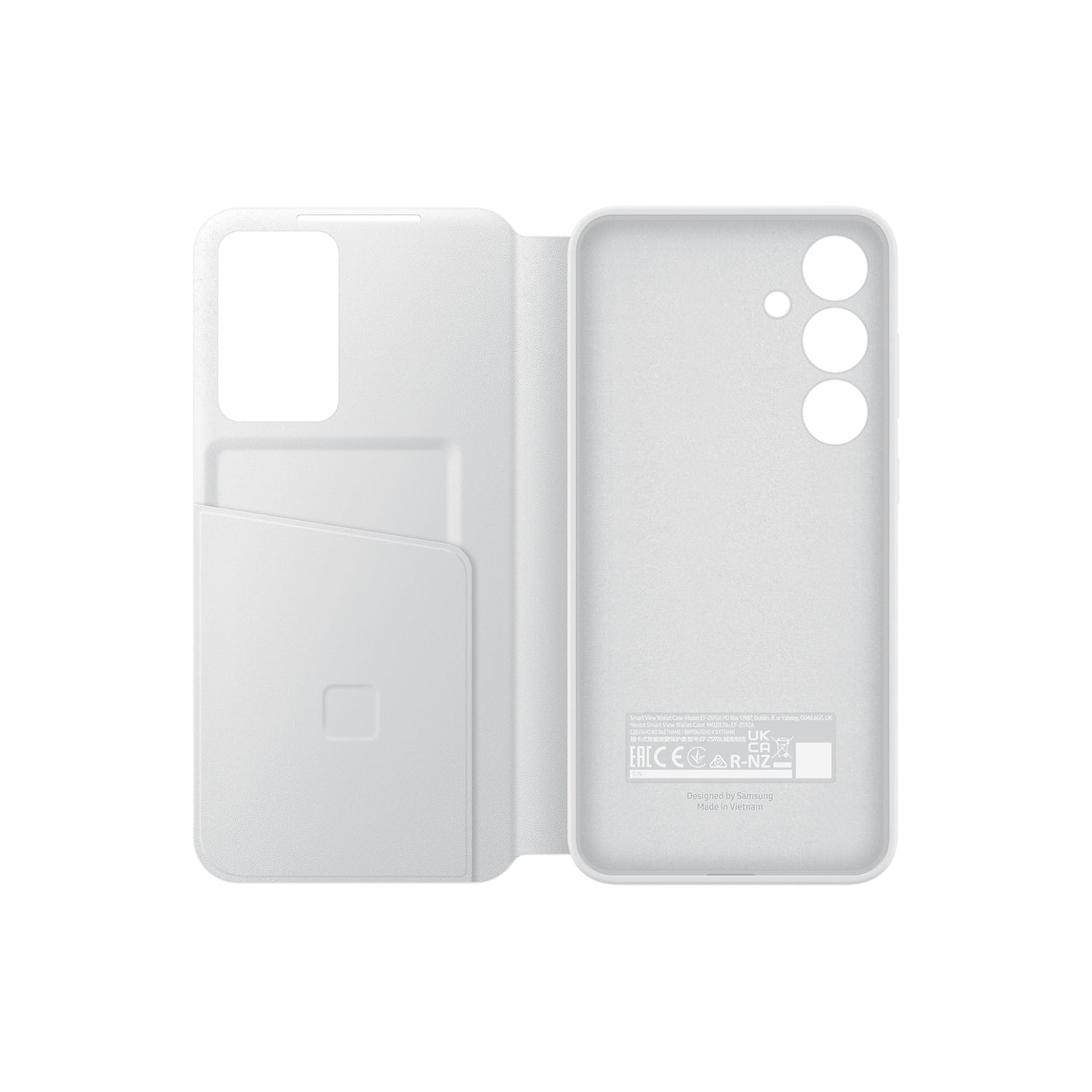 SAMSUNG Galaxy S24+ Custodia Smart View Wallet White