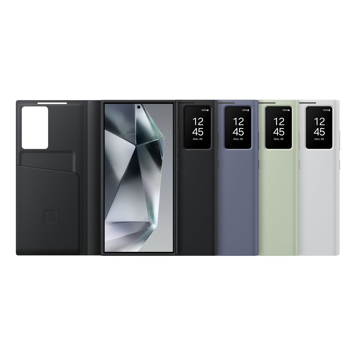 SAMSUNG Galaxy S24 Ultra Smart View Wallet Case White