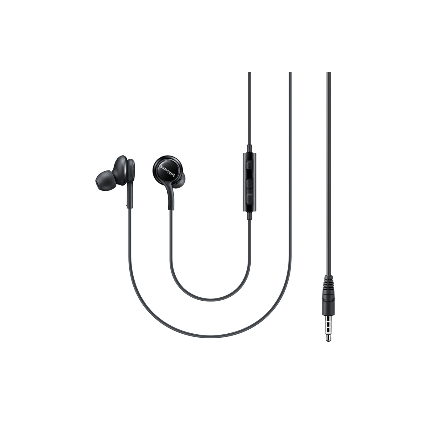 SAMSUNG Auricolare a filo in-ear con microfono e remote control (Jack 3.5mm) Black