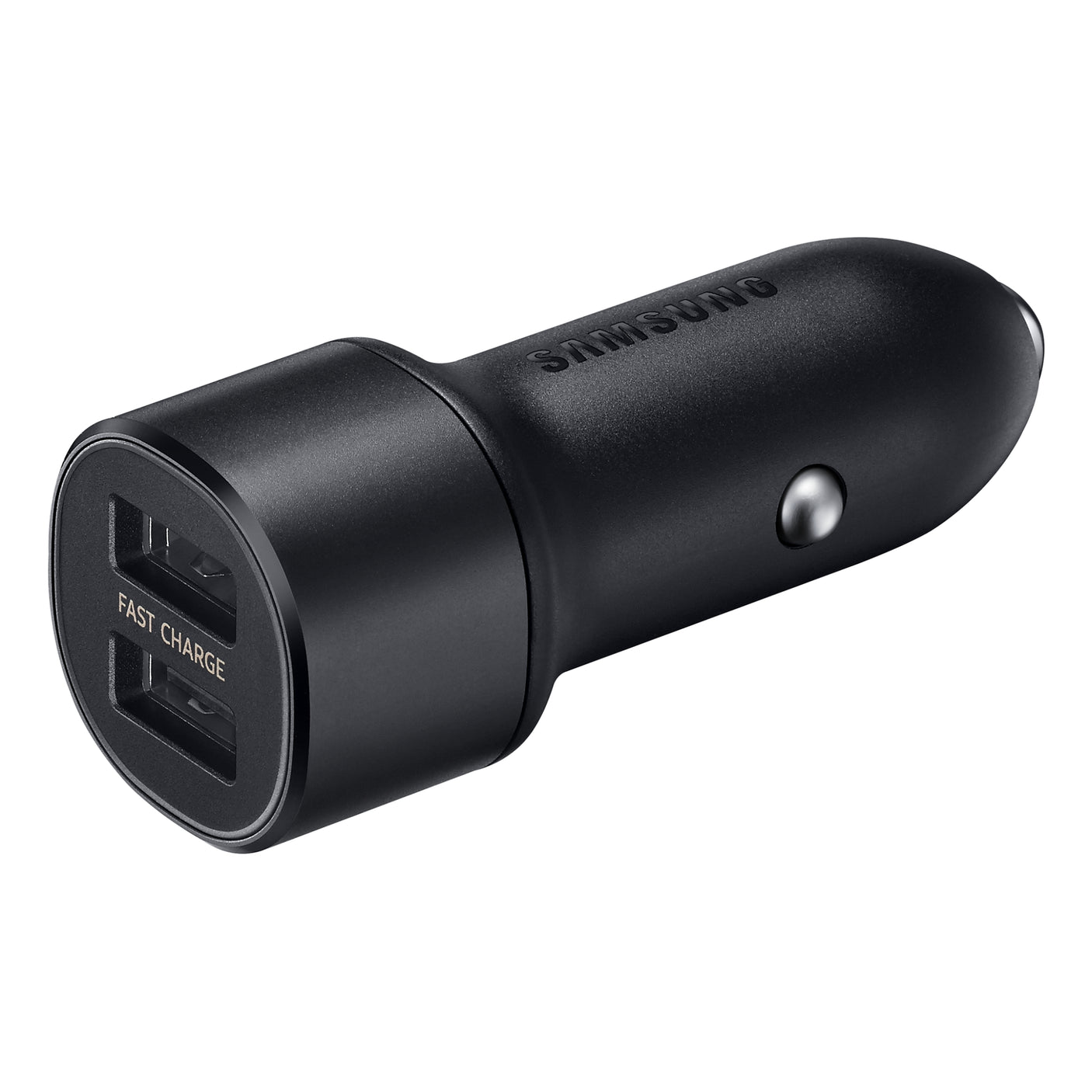 SAMSUNG Caricabatterie da auto veloce con 2 porte (15W) Black