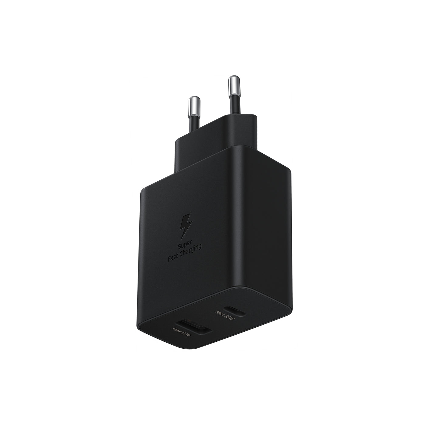SAMSUNG Power Adapter Duo (35W, USB-C, USB-A) Black