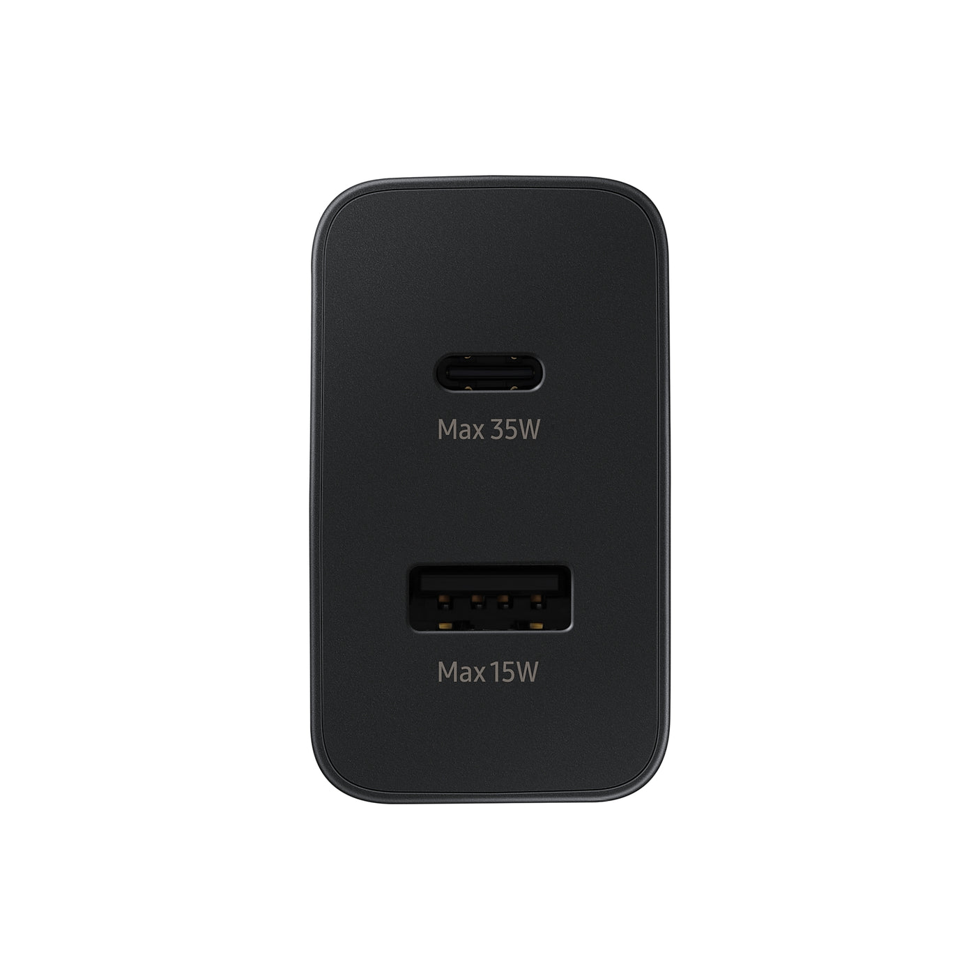 SAMSUNG Power Adapter Duo (35W, USB-C, USB-A) Black