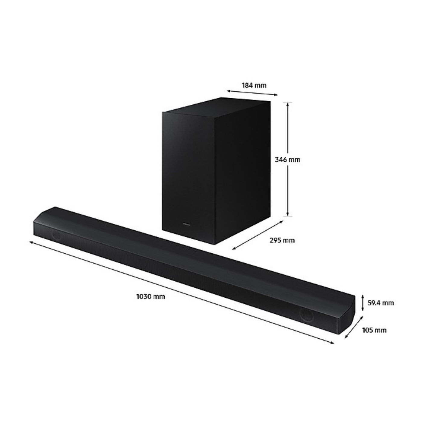 SAMSUNG Soundbar HW-B650 3.1 Ch Black