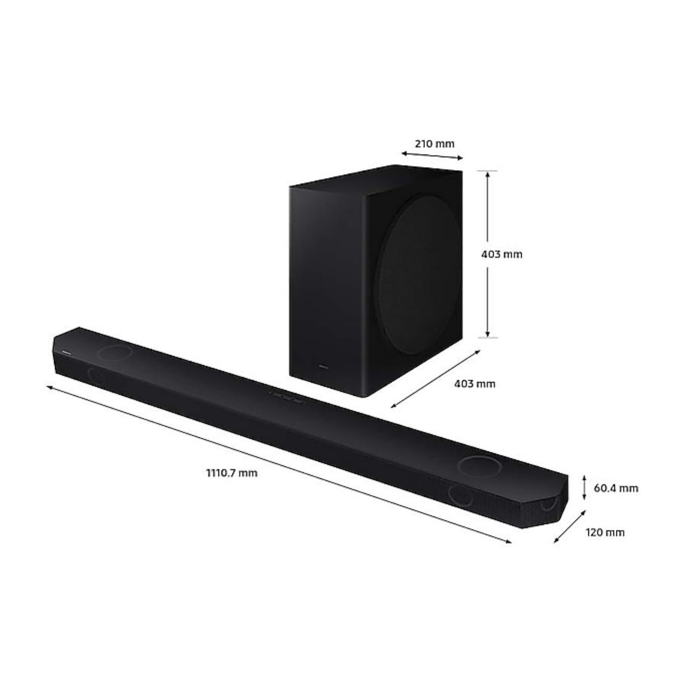 SAMSUNG Soundbar HW-Q800C Black