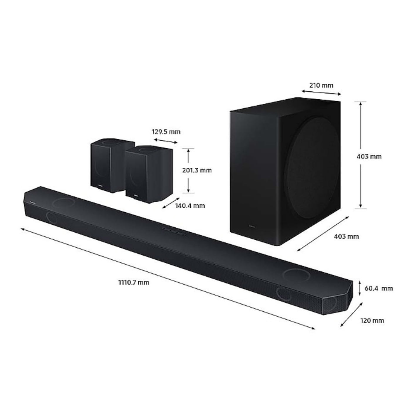 SAMSUNG Soundbar HW-Q930C Black
