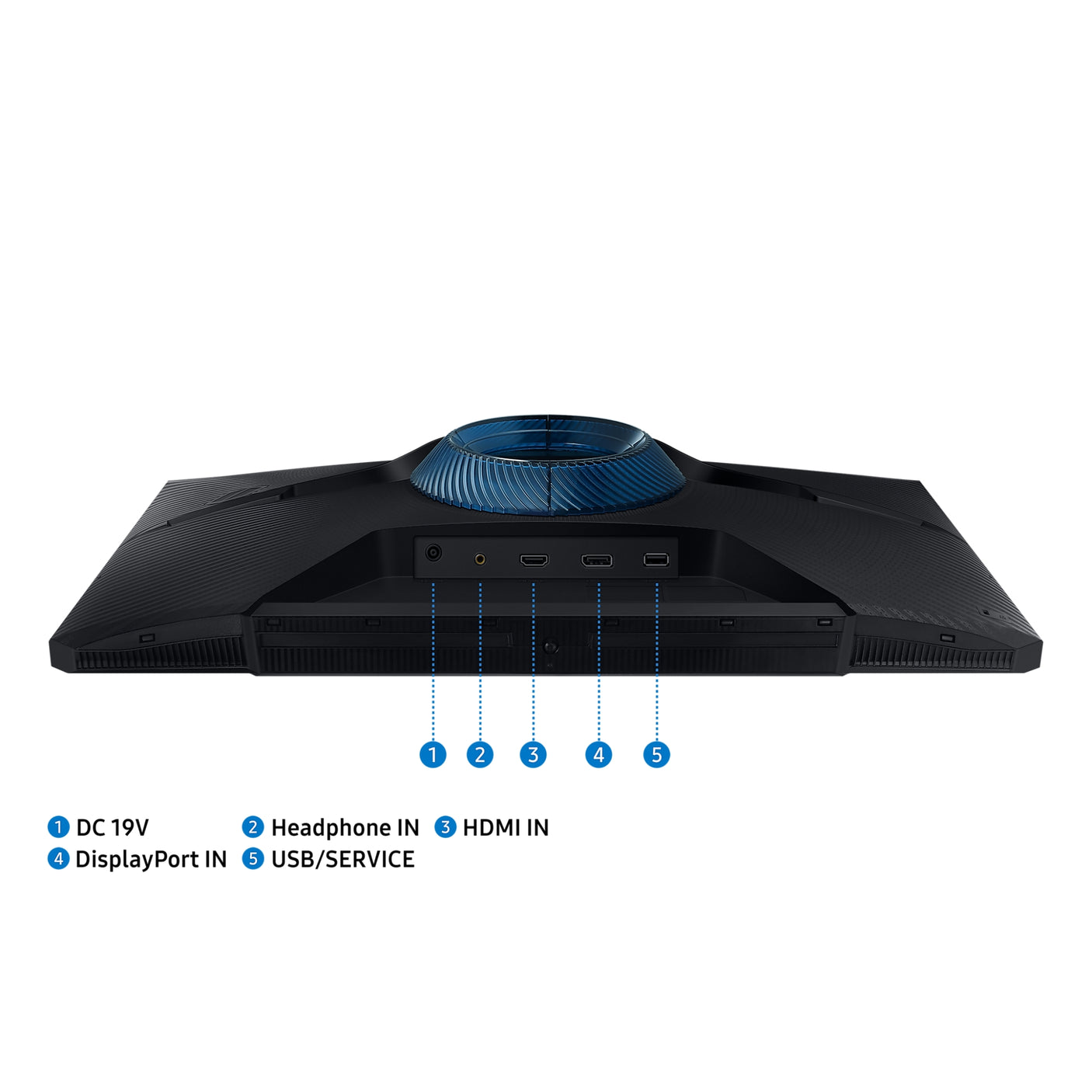 SAMSUNG Monitor Gaming Odyssey G3 - G30A da 24'' Full HD Flat Black