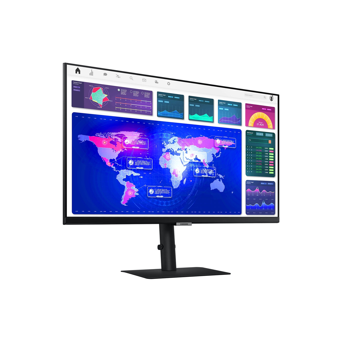 SAMSUNG Monitor HRM ViewFinity Serie S6 - S60UA da 27" QHD Flat