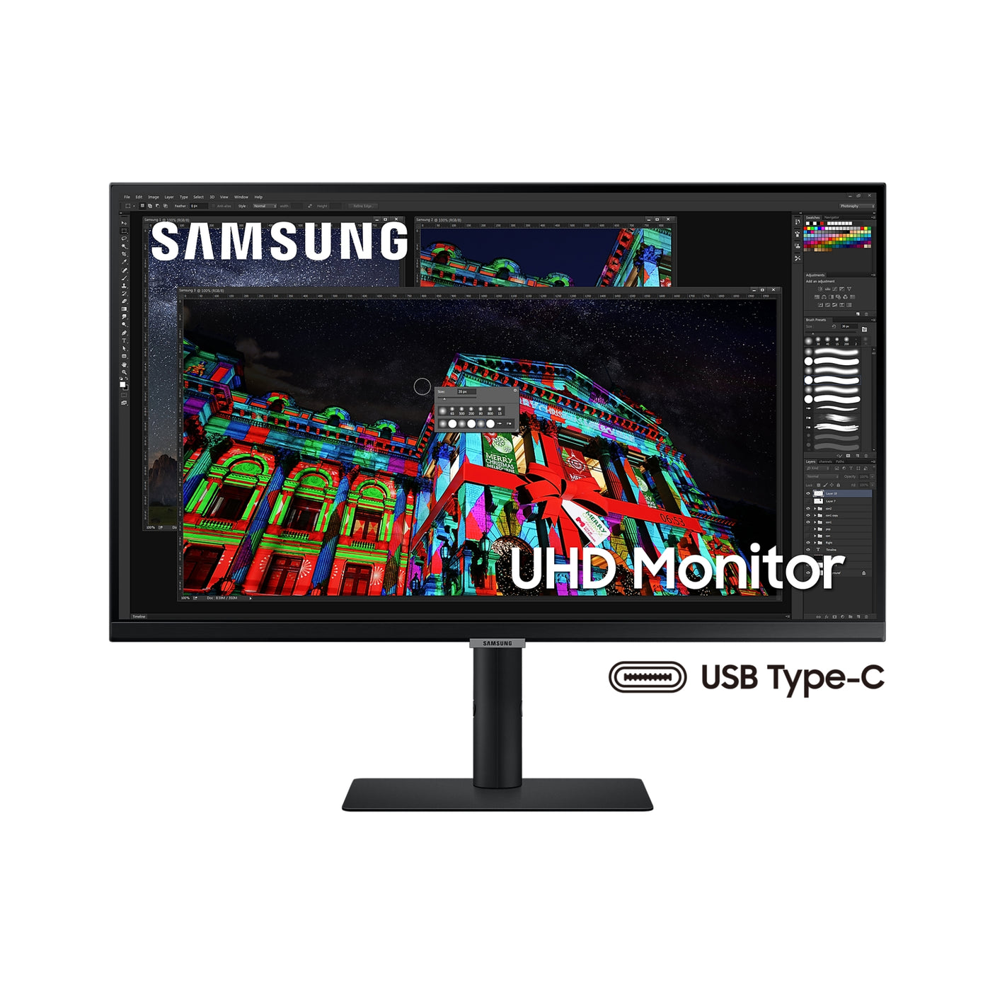 SAMSUNG Monitor HRM ViewFinity Serie S8 - S80UA da 27'' UHD Flat