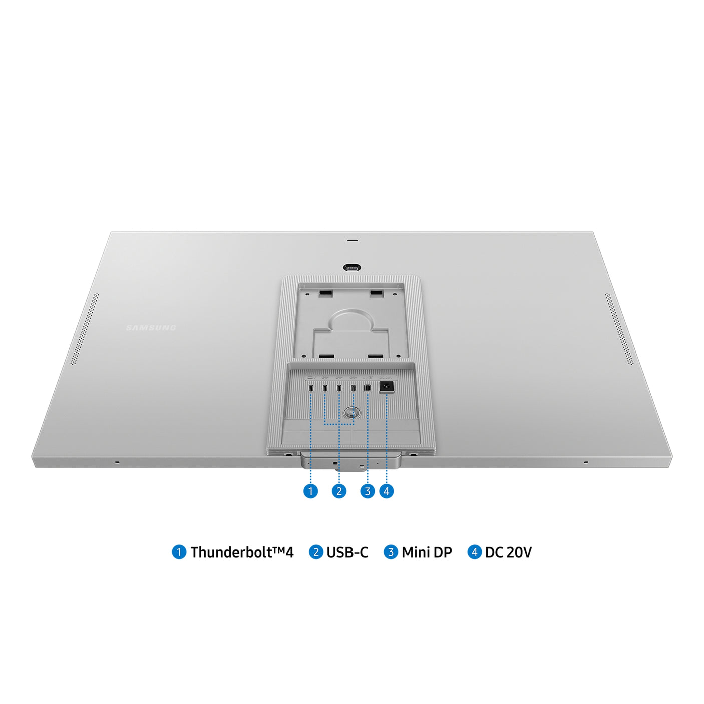 SAMSUNG Monitor HRM ViewFinity S9 - S90PC da 27'' 5K Flat Lightgray