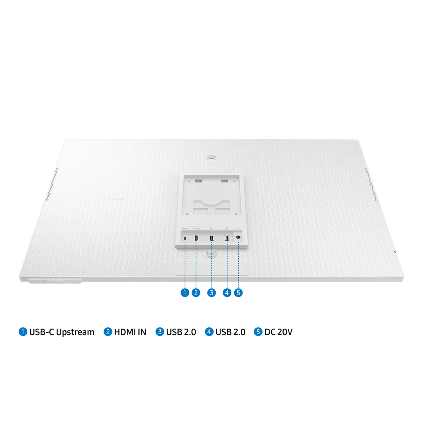 SAMSUNG Smart Monitor M7 - M70C da 27'' UHD Flat Bianco