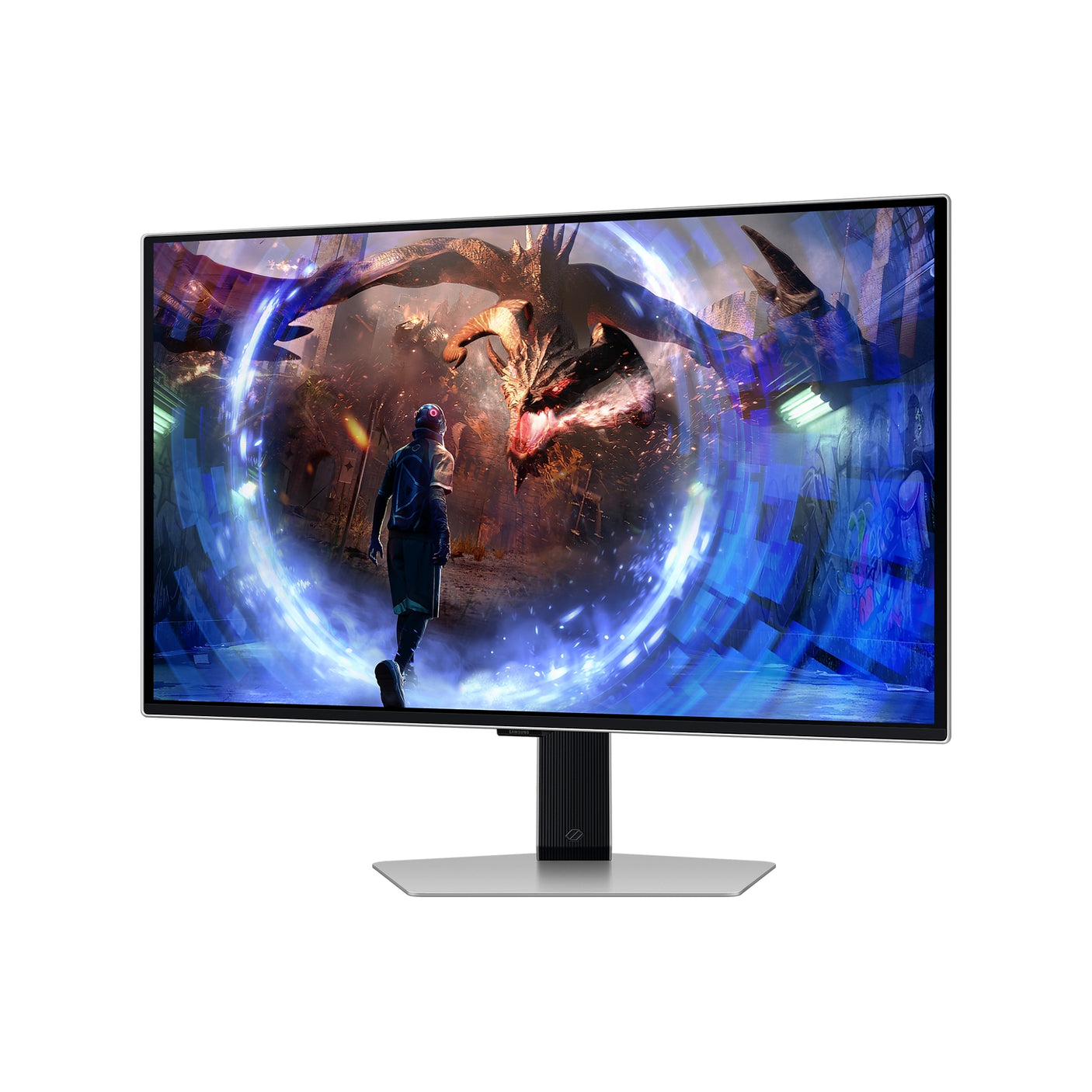 SAMSUNG Monitor Gaming Odyssey OLED G6 da 27" QHD Flat Silver