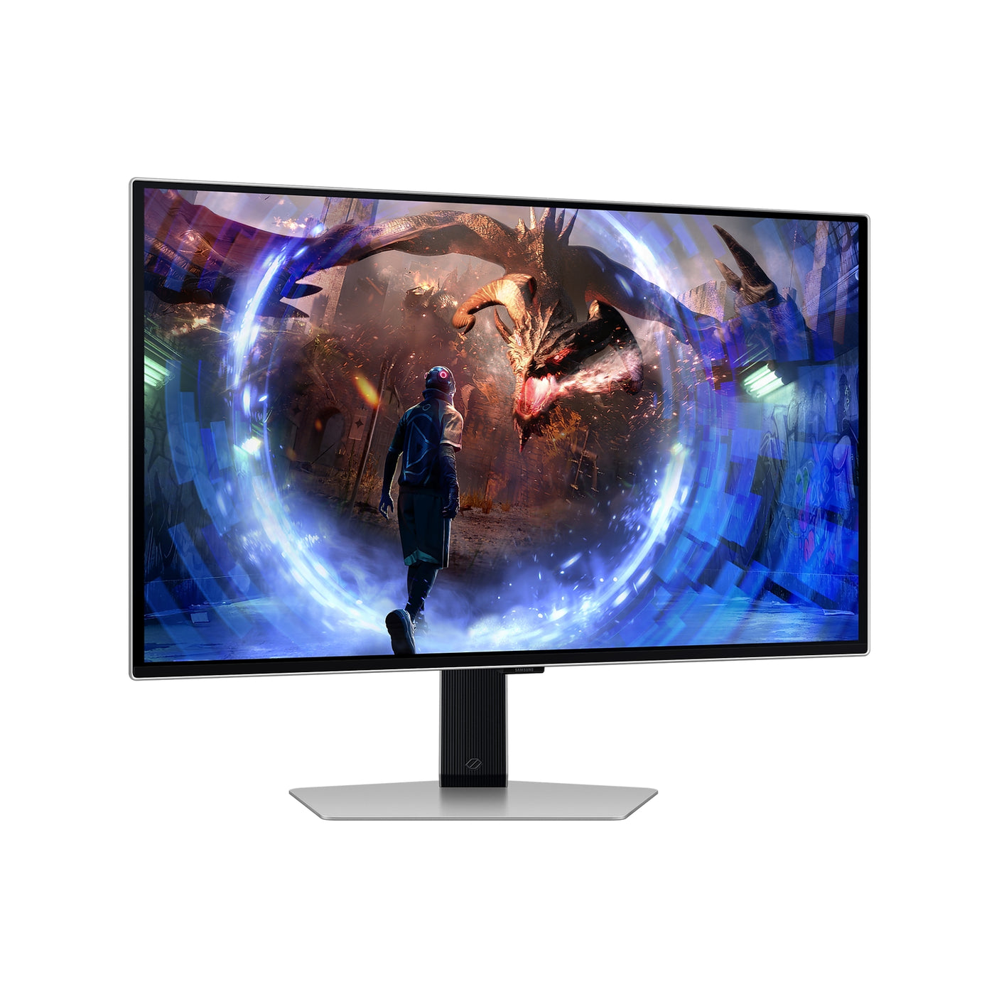 SAMSUNG Monitor Gaming Odyssey OLED G6 da 27" QHD Flat Silver