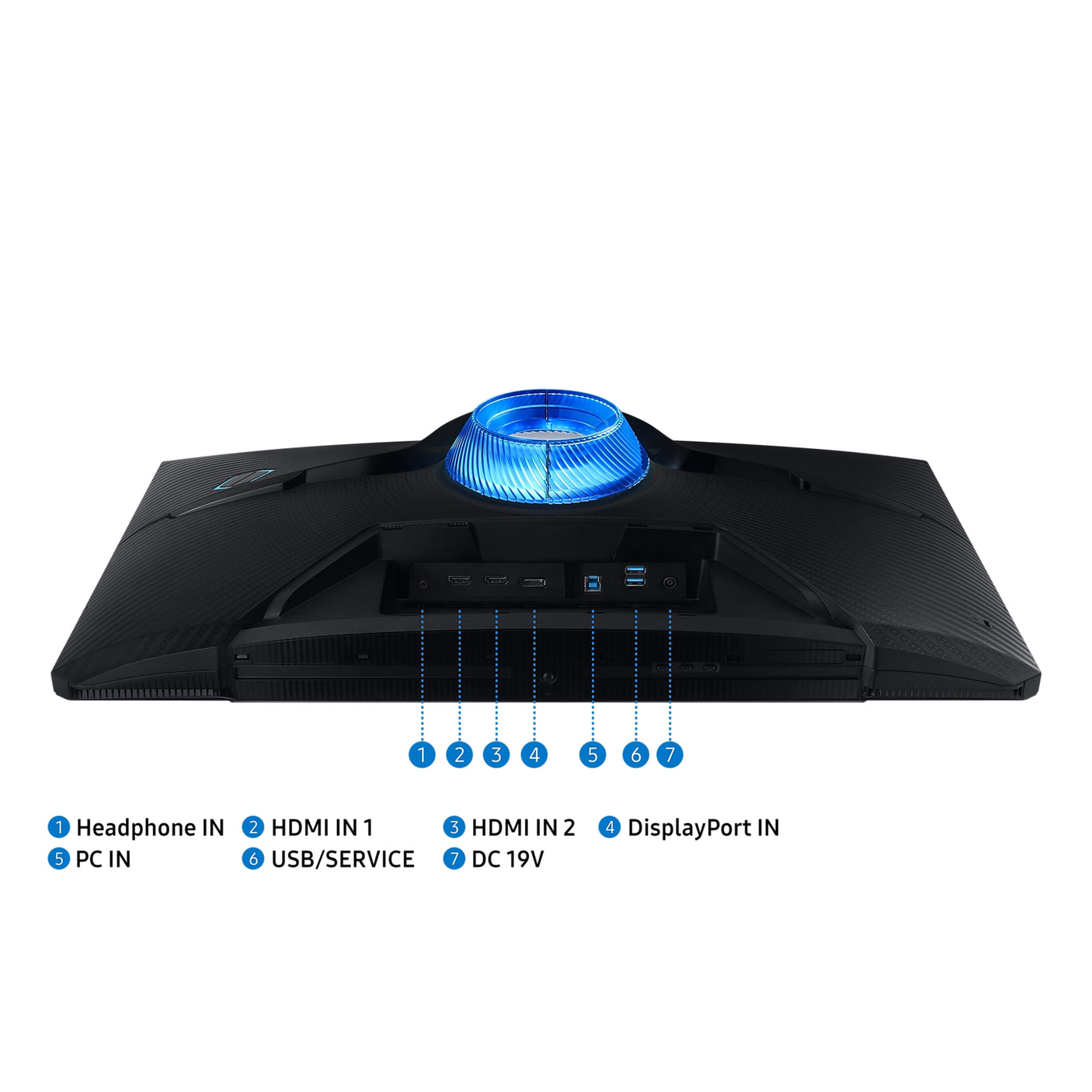 SAMSUNG Monitor Gaming Odyssey Serie G7 - G70A da 28" UHD Flat