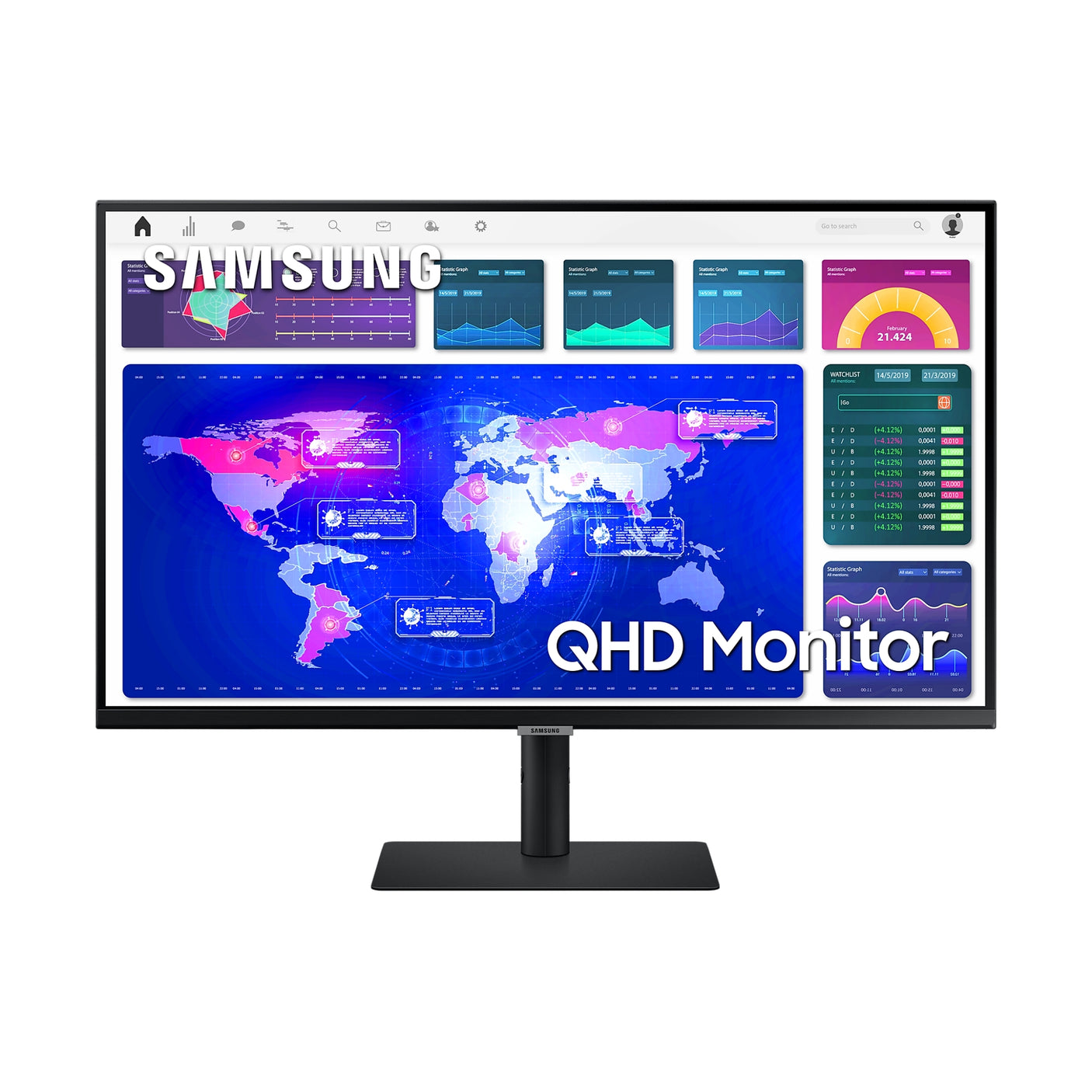 SAMSUNG Monitor HRM ViewFinity Serie S6 - S60A da 32" QHD Flat