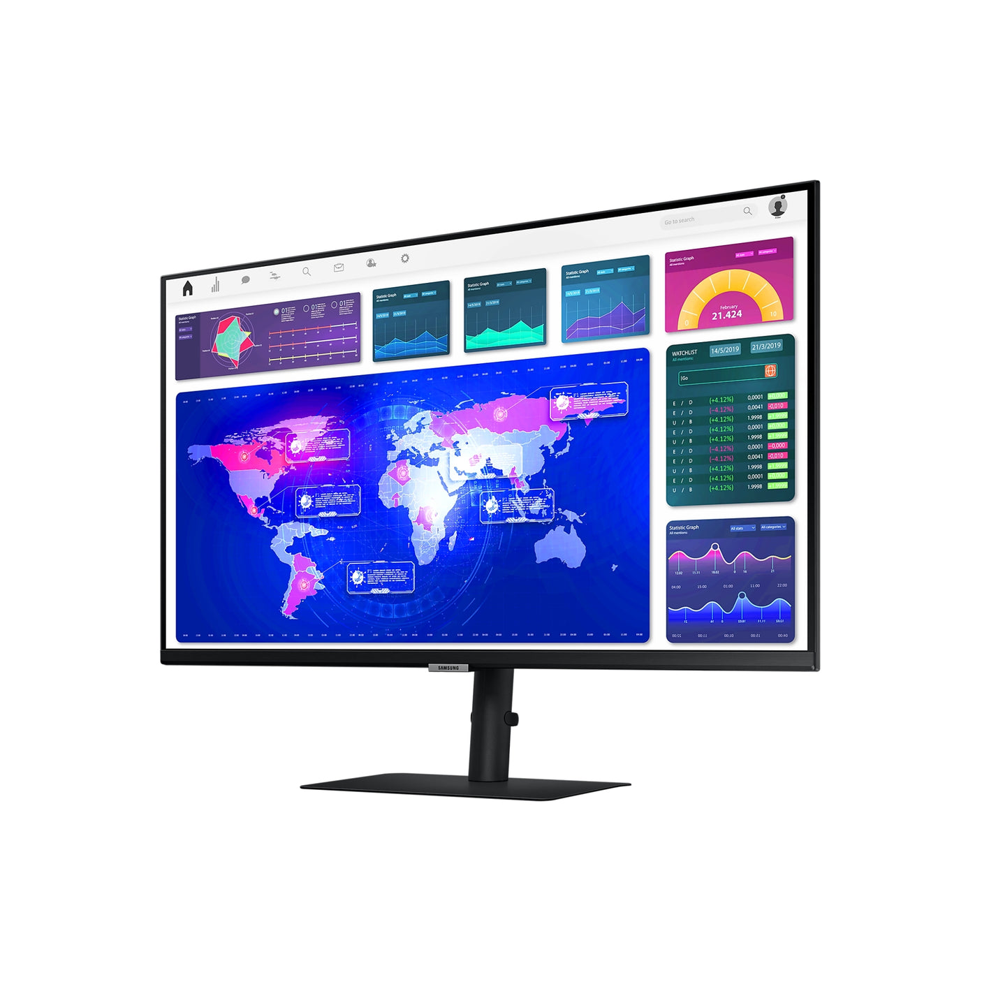 SAMSUNG Monitor HRM ViewFinity Serie S6 - S60A da 32" QHD Flat