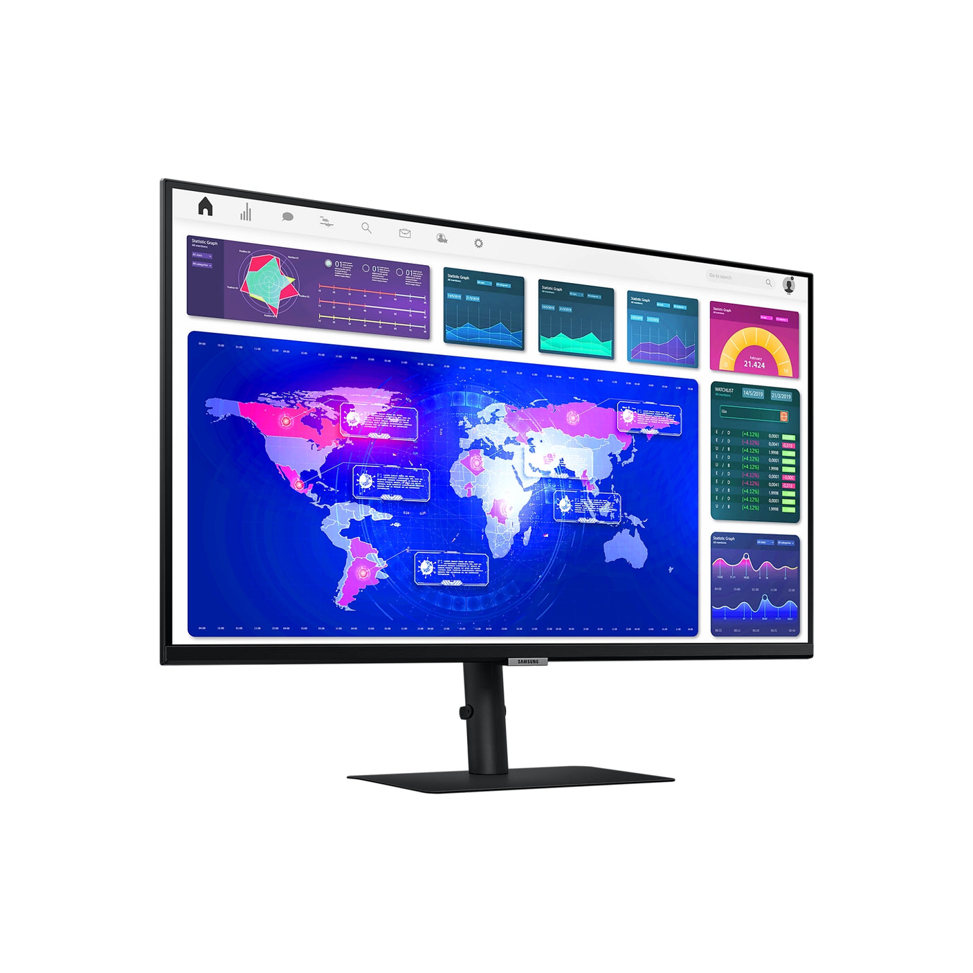 SAMSUNG Monitor HRM ViewFinity Serie S6 - S60A da 32" QHD Flat