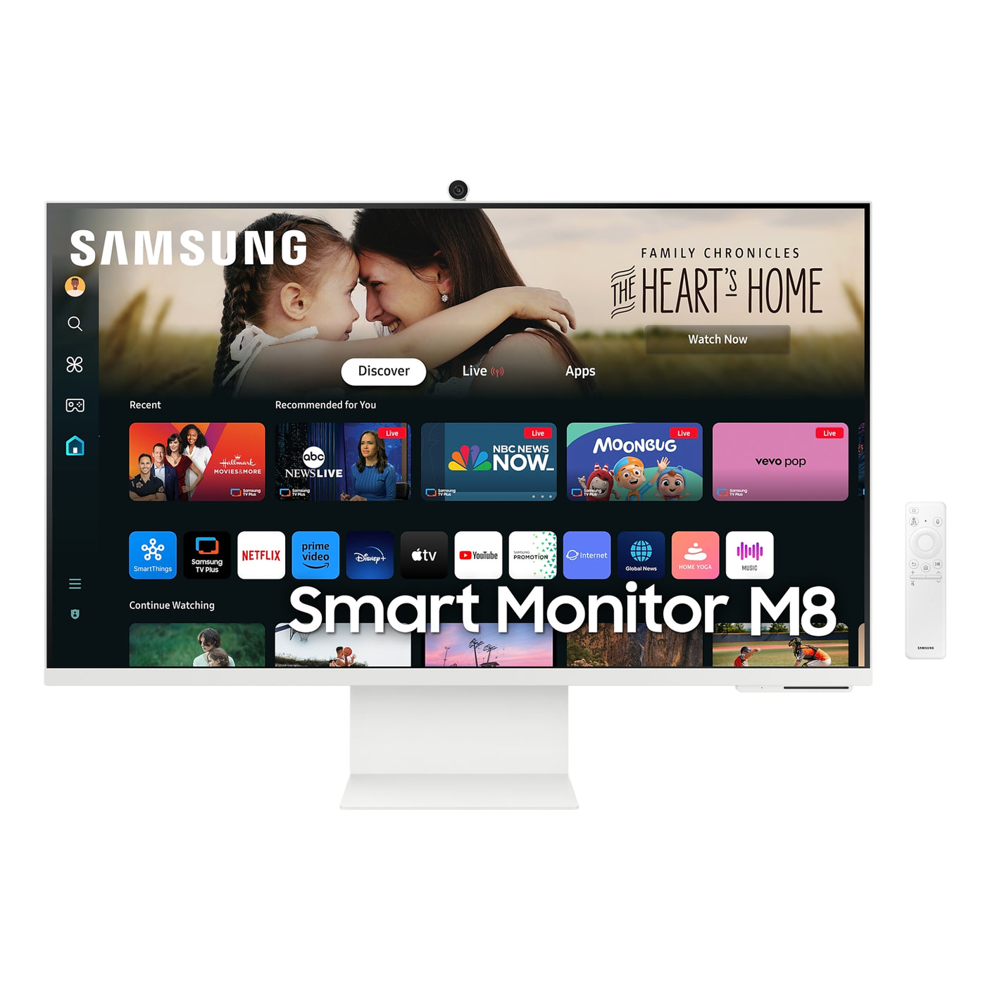 SAMSUNG Smart Monitor M8 - M80D da 32'' UHD Flat White