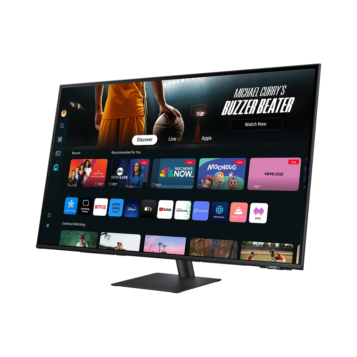 SAMSUNG Smart Monitor M7 - M70D da 43'' UHD Flat Black