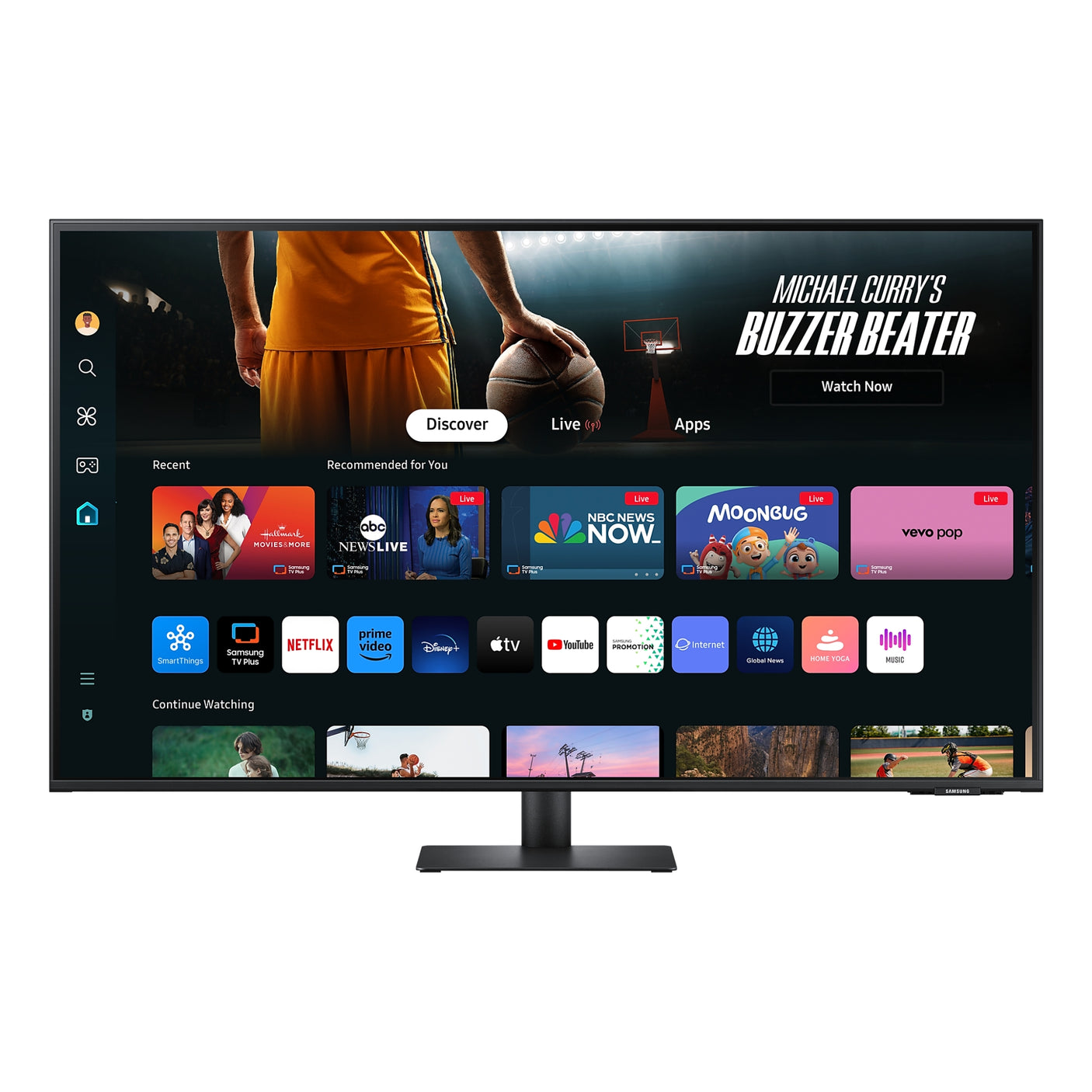 SAMSUNG Smart Monitor M7 - M70D da 43'' UHD Flat Black