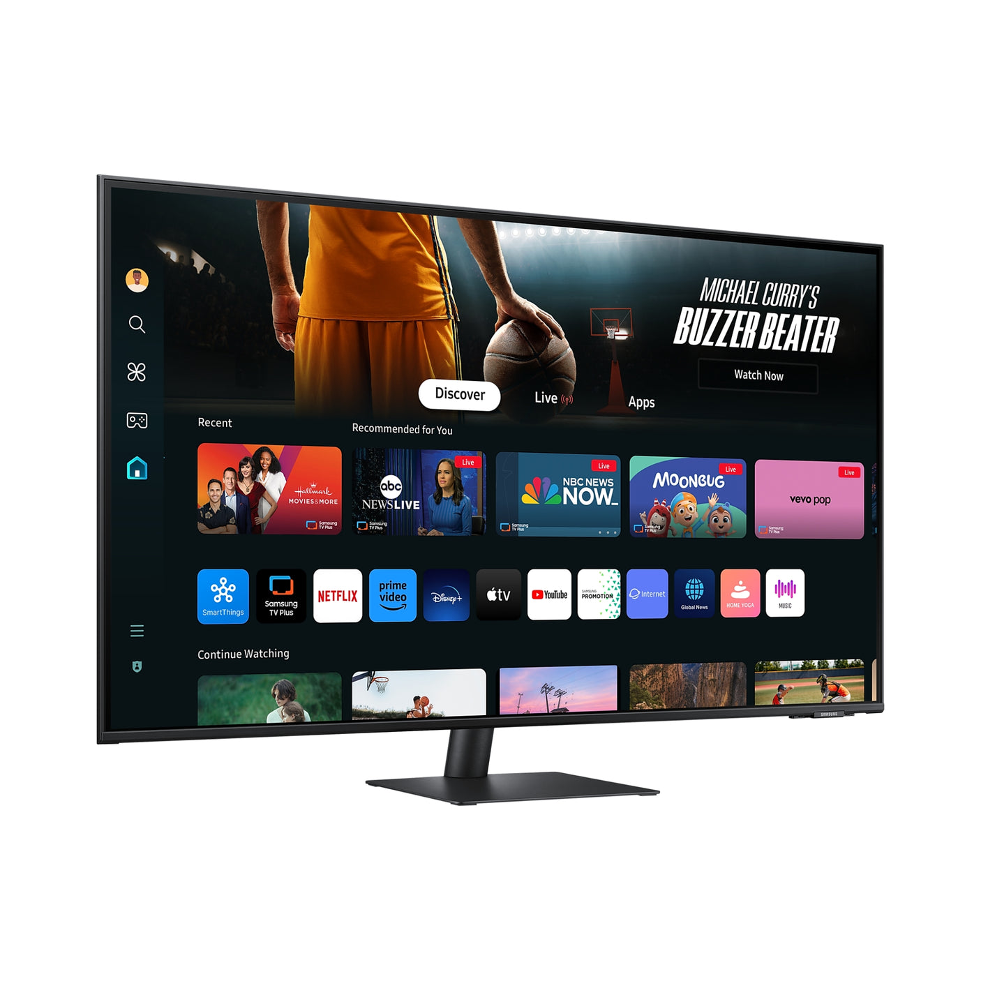 SAMSUNG Smart Monitor M7 - M70D da 43'' UHD Flat Black