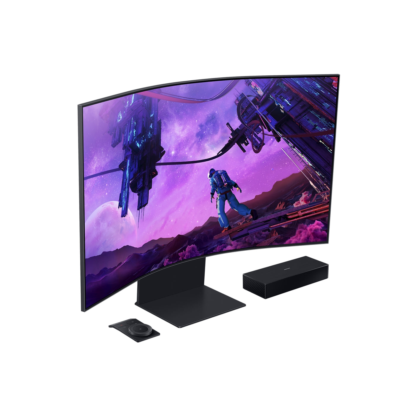 SAMSUNG Monitor Gaming Odyssey Ark - G97NB da 55" UHD Curvo Black