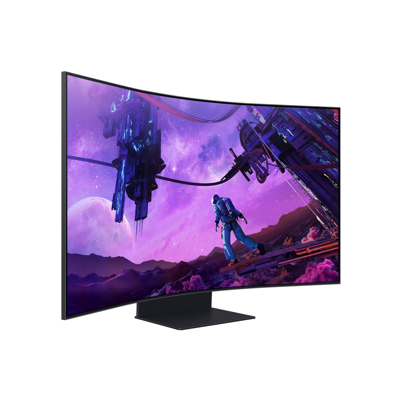 SAMSUNG Monitor Gaming Odyssey Ark - G97NB da 55" UHD Curvo Black