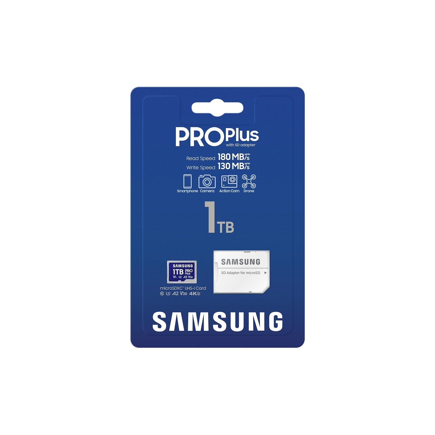 SAMSUNG PRO Plus MicroSD Memory Card 1TB Blue