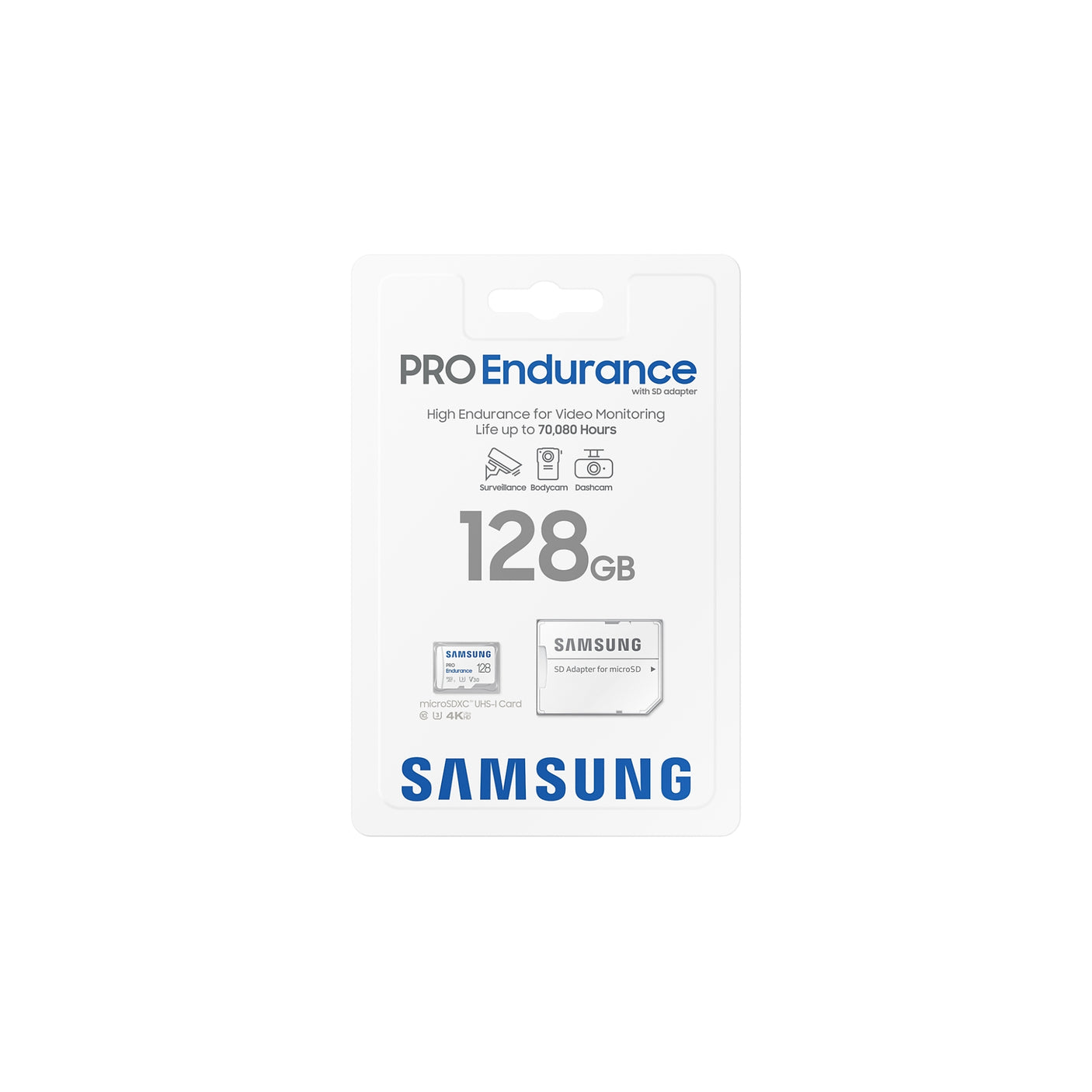 SAMSUNG PRO Endurance microSD Memory Card 128 GB (2022)
