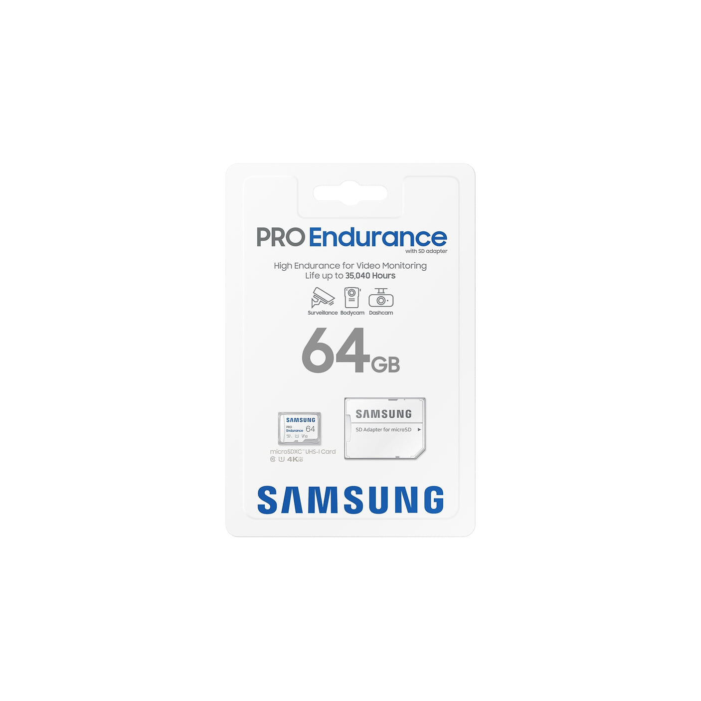 SAMSUNG PRO Endurance microSD Memory Card 64 GB (2022)