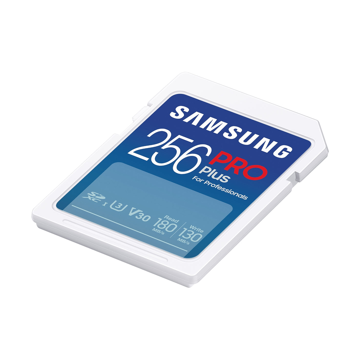 SAMSUNG PRO Plus SD Card - Scheda di memoria 256GB (2023) White