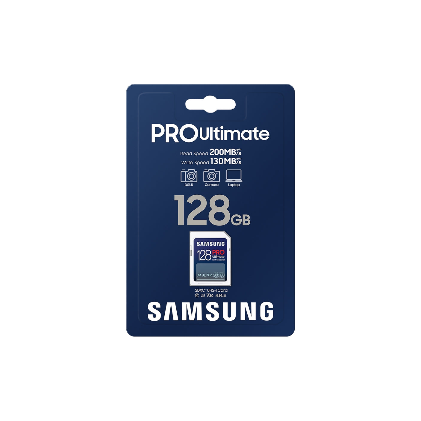 SAMSUNG PRO Ultimate SD Card - Scheda di memoria 128GB White