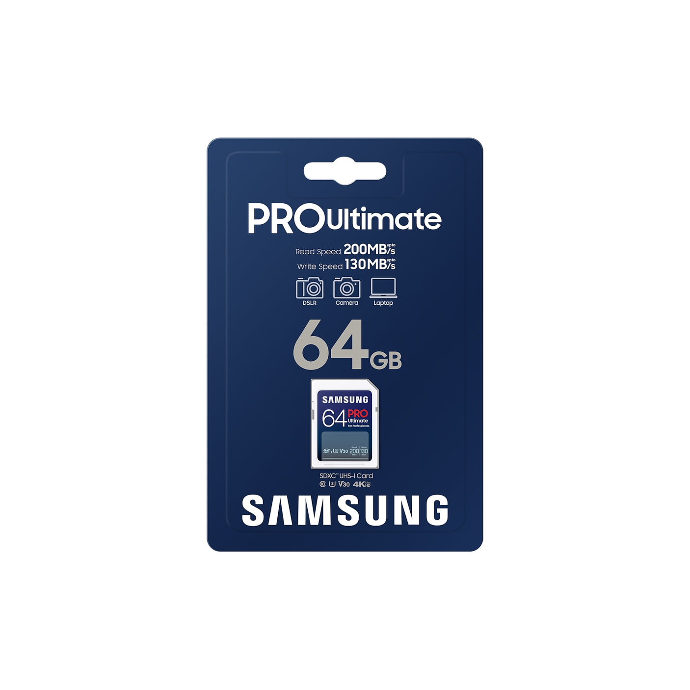 SAMSUNG PRO Ultimate SD Card - Scheda di memoria 64GB White