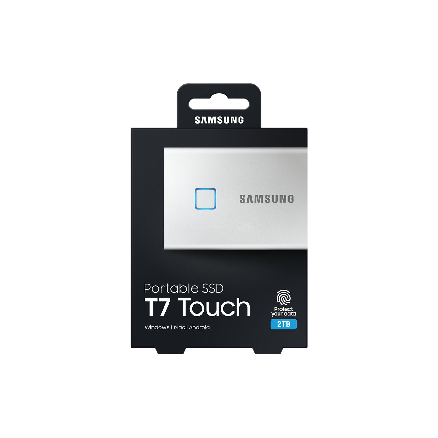 SAMSUNG Portable SSD T7 Touch USB 3.2 2TB Silver