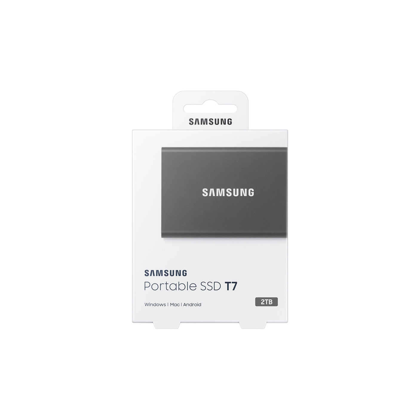 SAMSUNG Portable SSD T7 USB 3.2 2TB Titan Gray